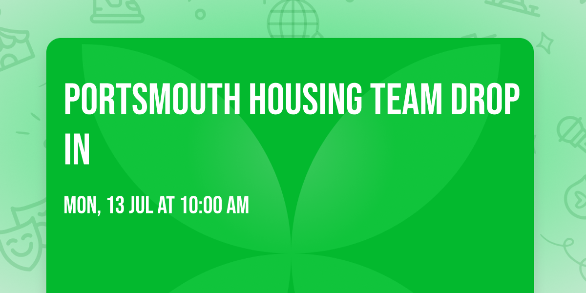 Portsmouth Housing Team Drop In