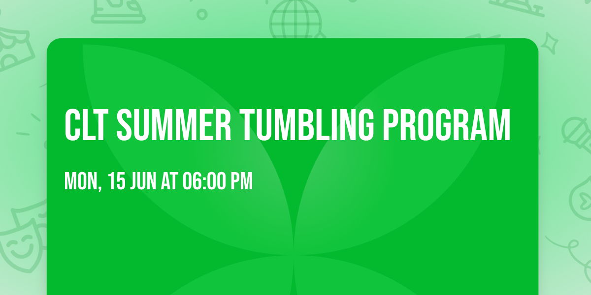 CLT Summer Tumbling Program