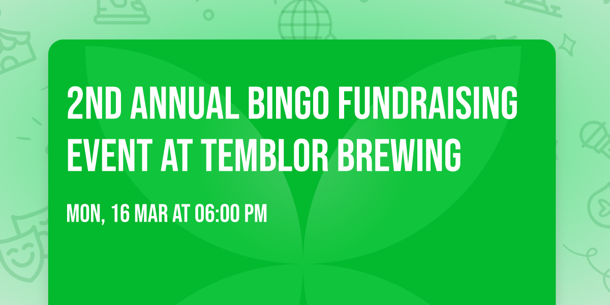 2nd Annual Bingo Fundraising Event at Temblor Brewing