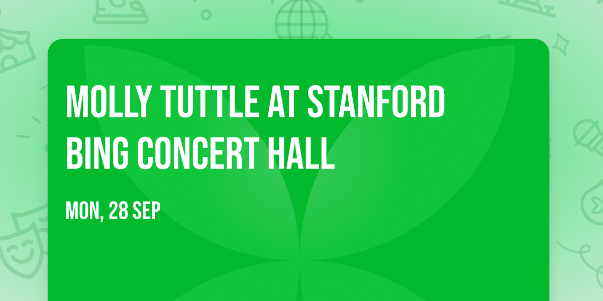 Molly Tuttle at Stanford Bing Concert Hall