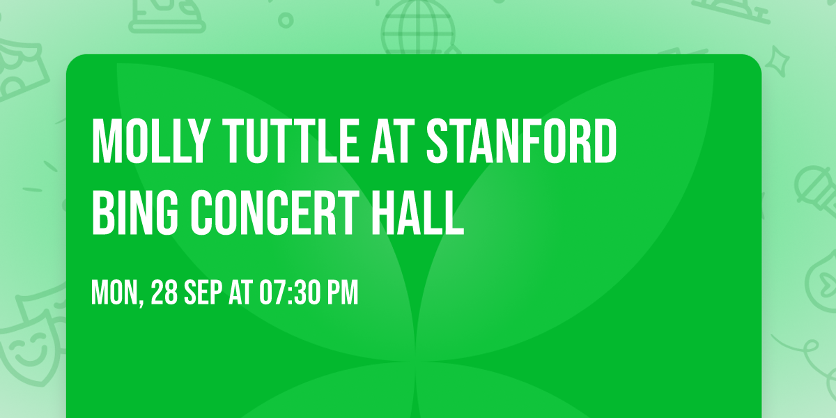 Molly Tuttle at Stanford Bing Concert Hall