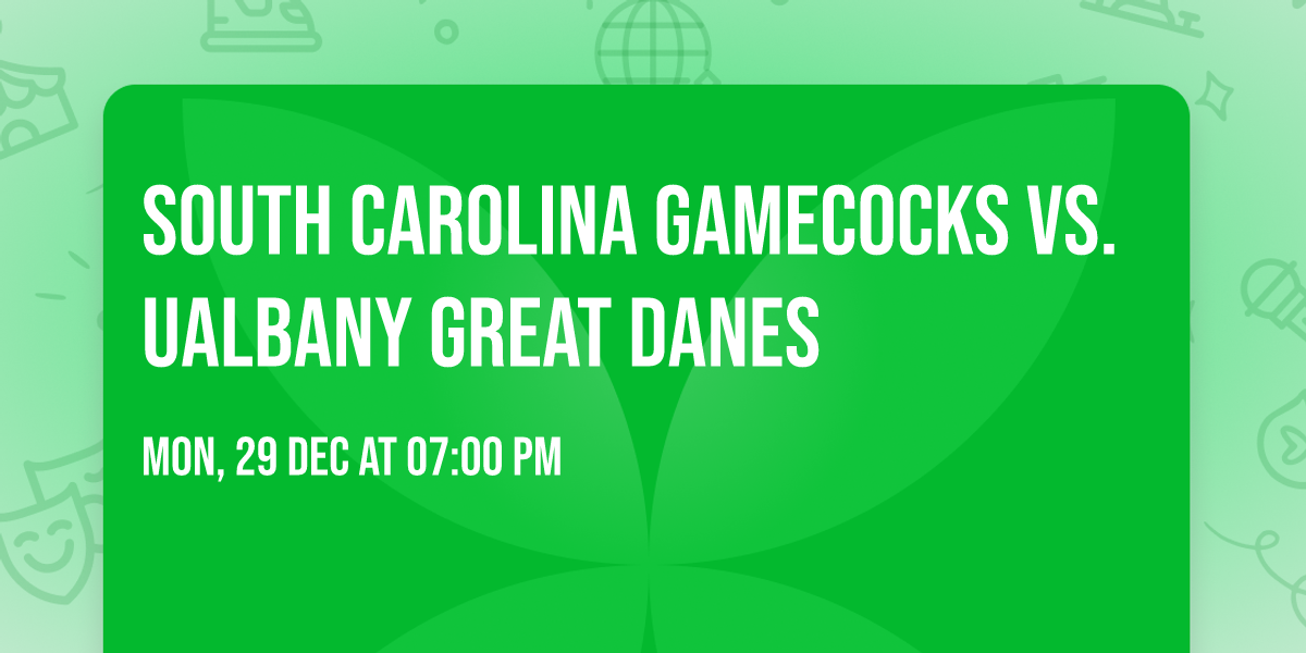 South Carolina Gamecocks vs. UAlbany Great Danes