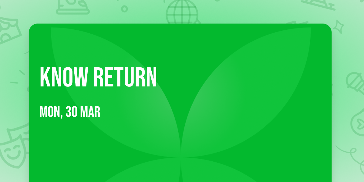Know Return