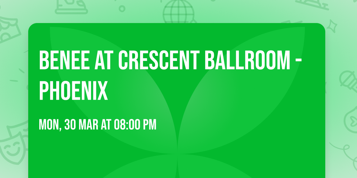 Benee at Crescent Ballroom - Phoenix