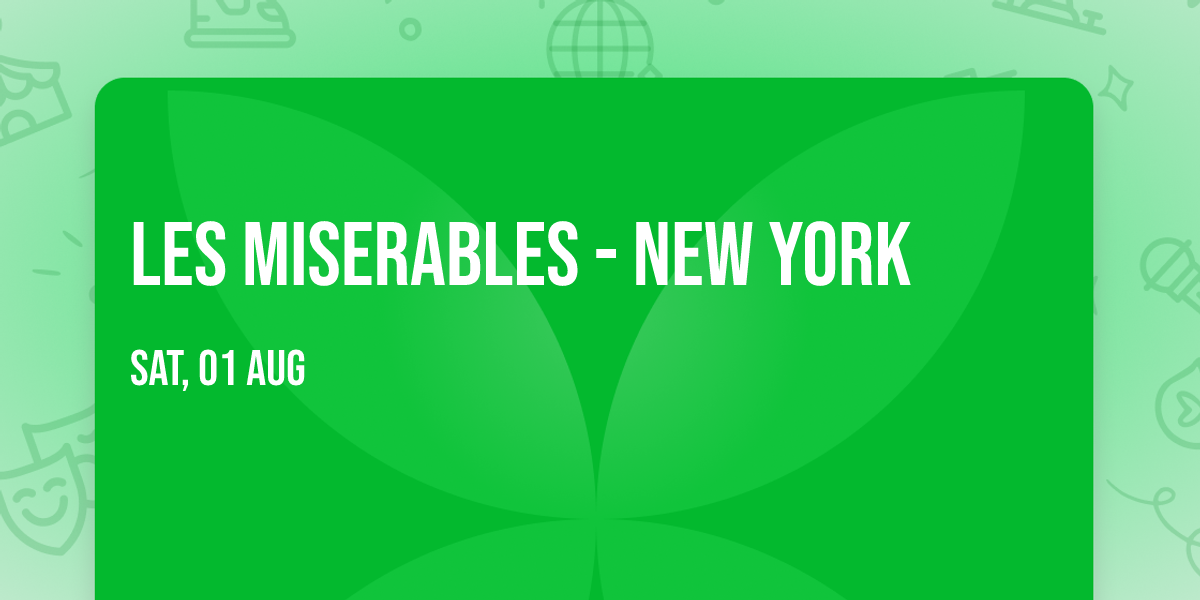Les Miserables - New York