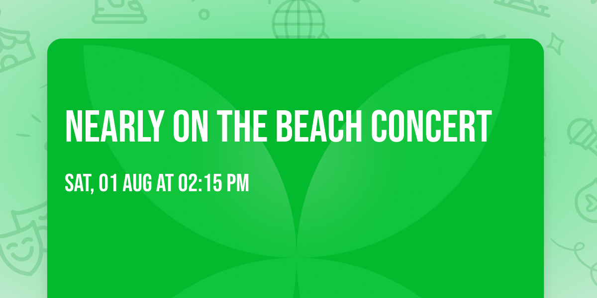 Nearly on the Beach Concert 