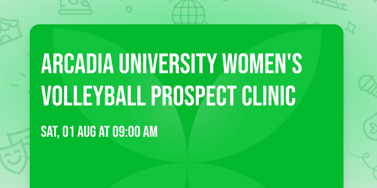 Arcadia University Women's Volleyball Prospect Clinic