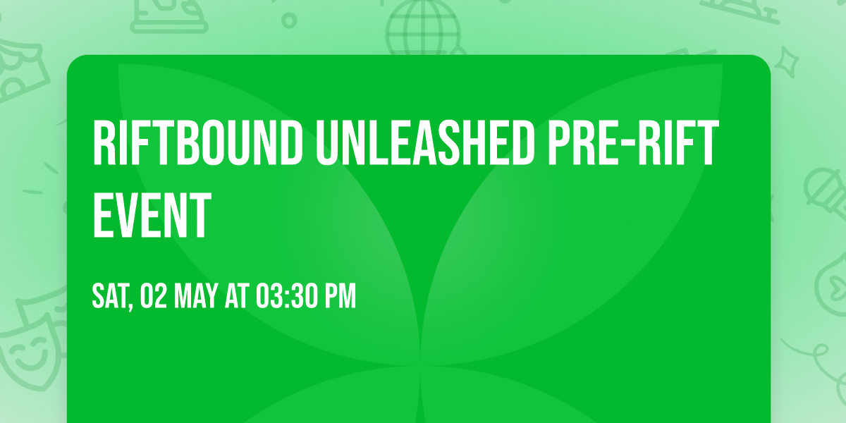 Riftbound Unleashed Pre-rift event