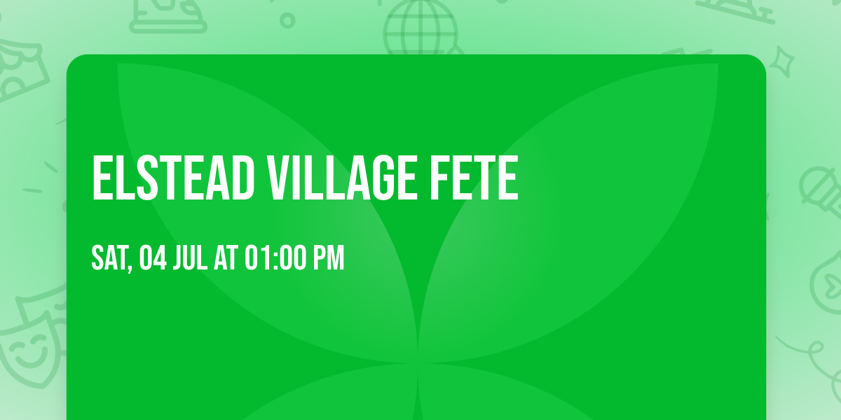 Elstead Village Fete 