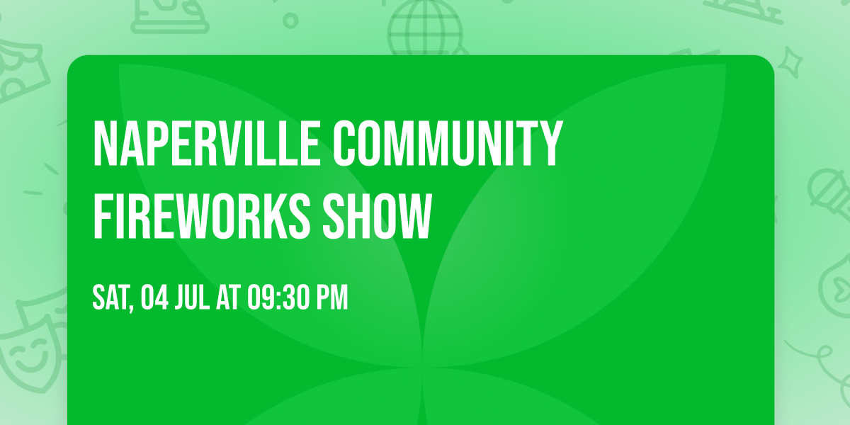 Naperville Community Fireworks Show