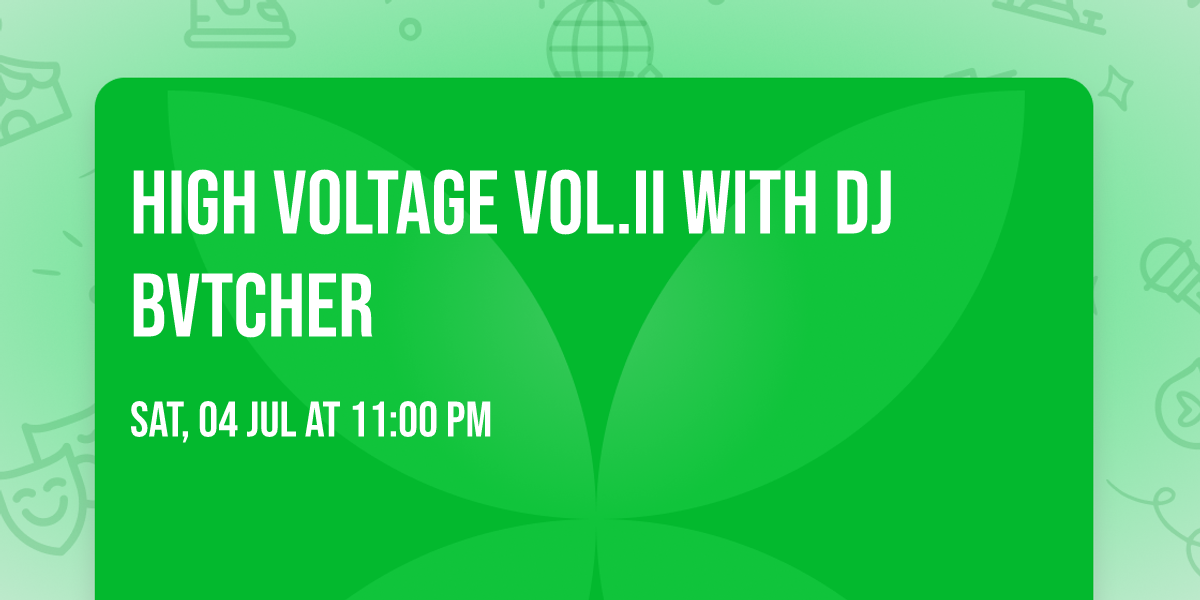High Voltage Vol.II With Dj BVTCHER