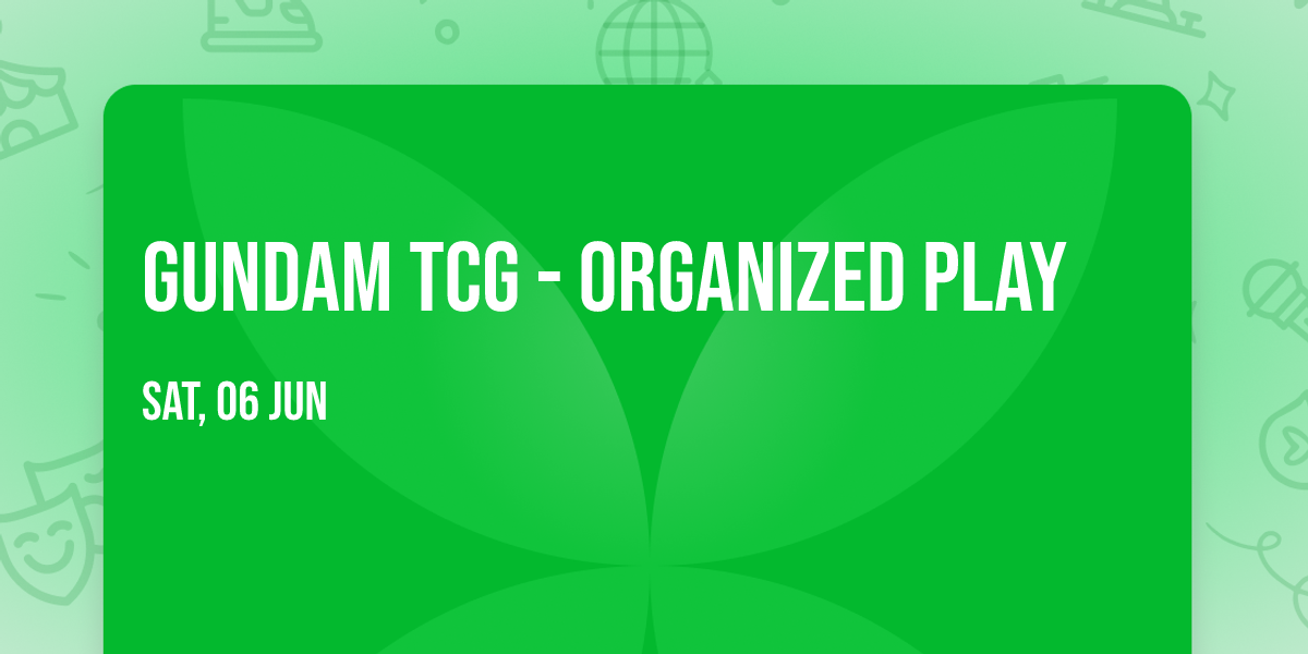 Gundam TCG - Organized Play