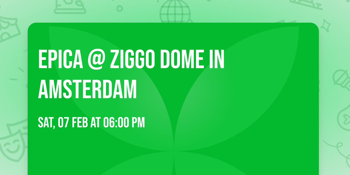 Epica @ Ziggo Dome in Amsterdam