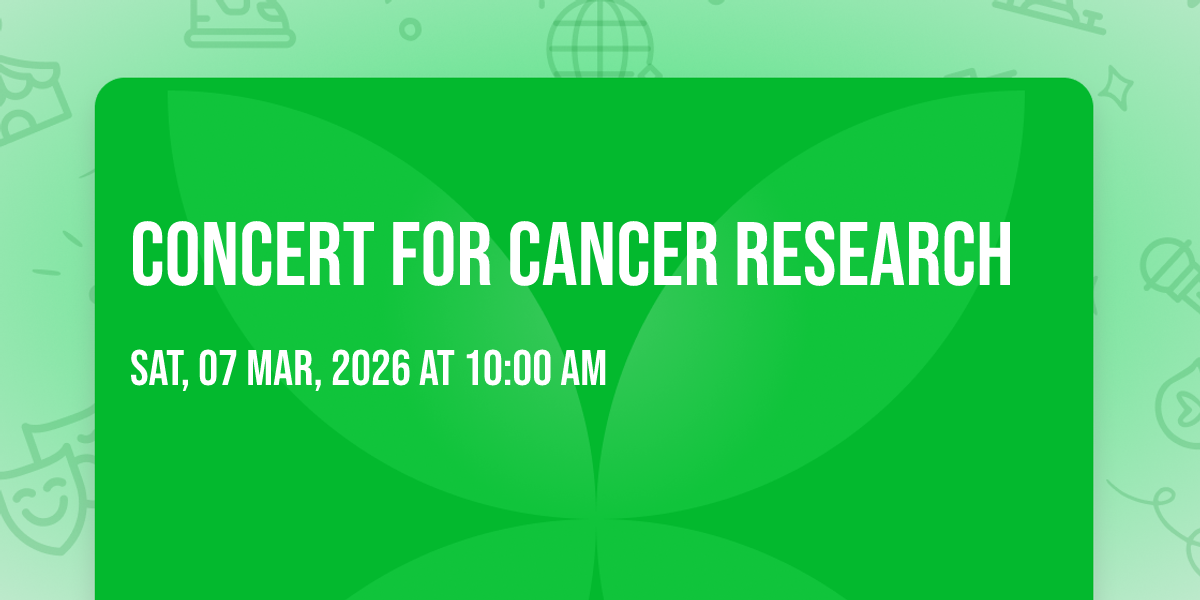 Concert for Cancer Research