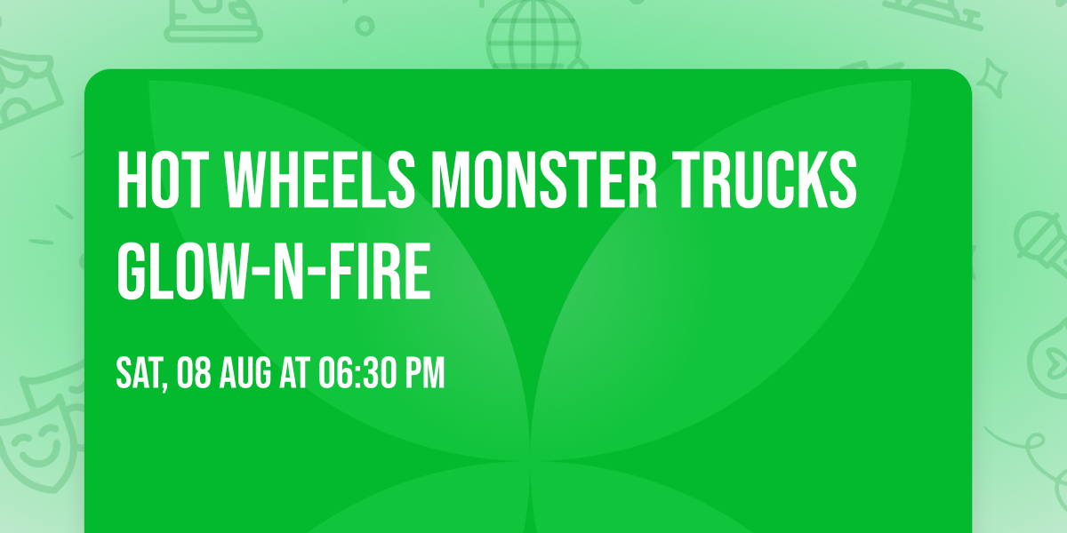 Hot Wheels Monster Trucks Glow-N-Fire