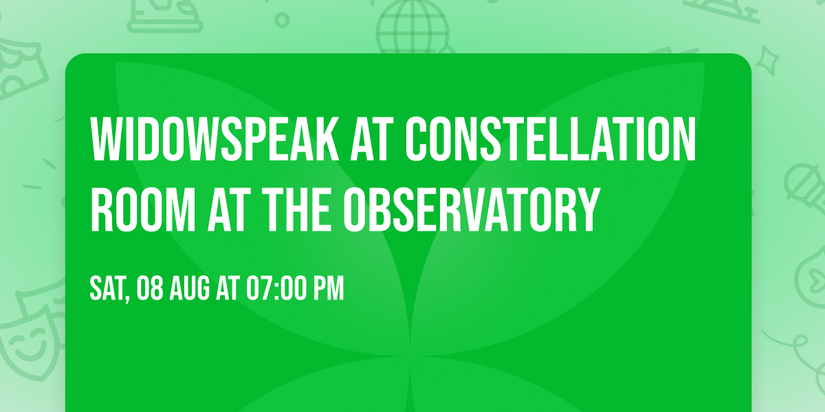 Widowspeak at Constellation Room at The Observatory