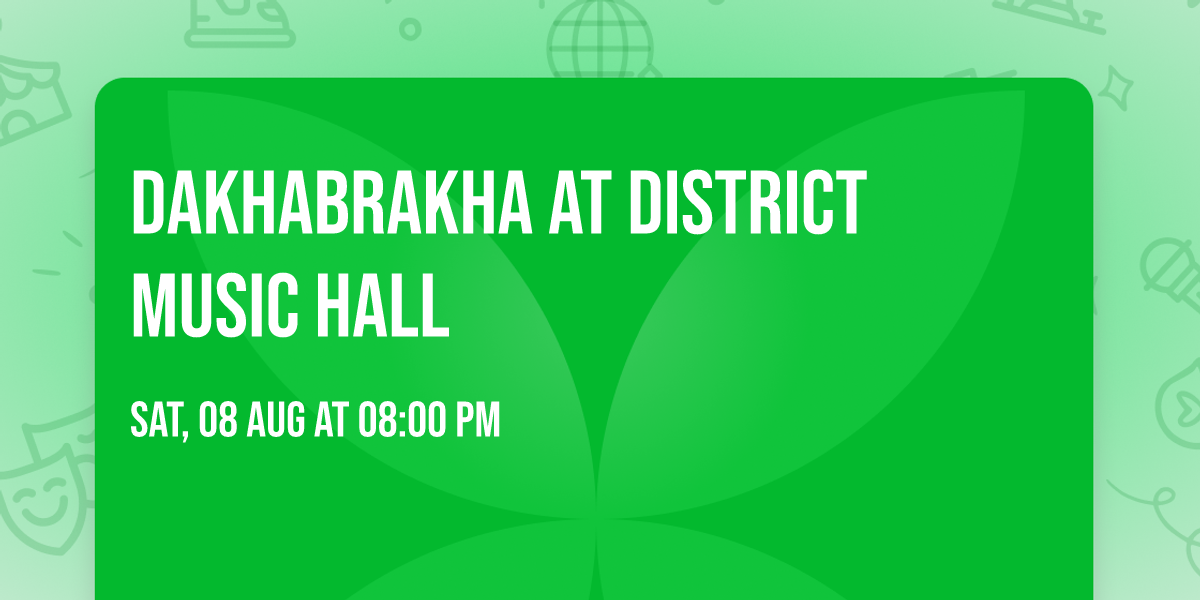 DakhaBrakha at District Music Hall