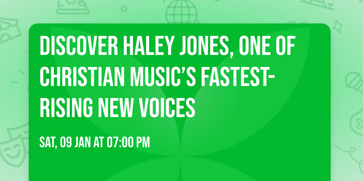 Discover Haley Jones, One of Christian Music\u2019s Fastest-Rising New Voices