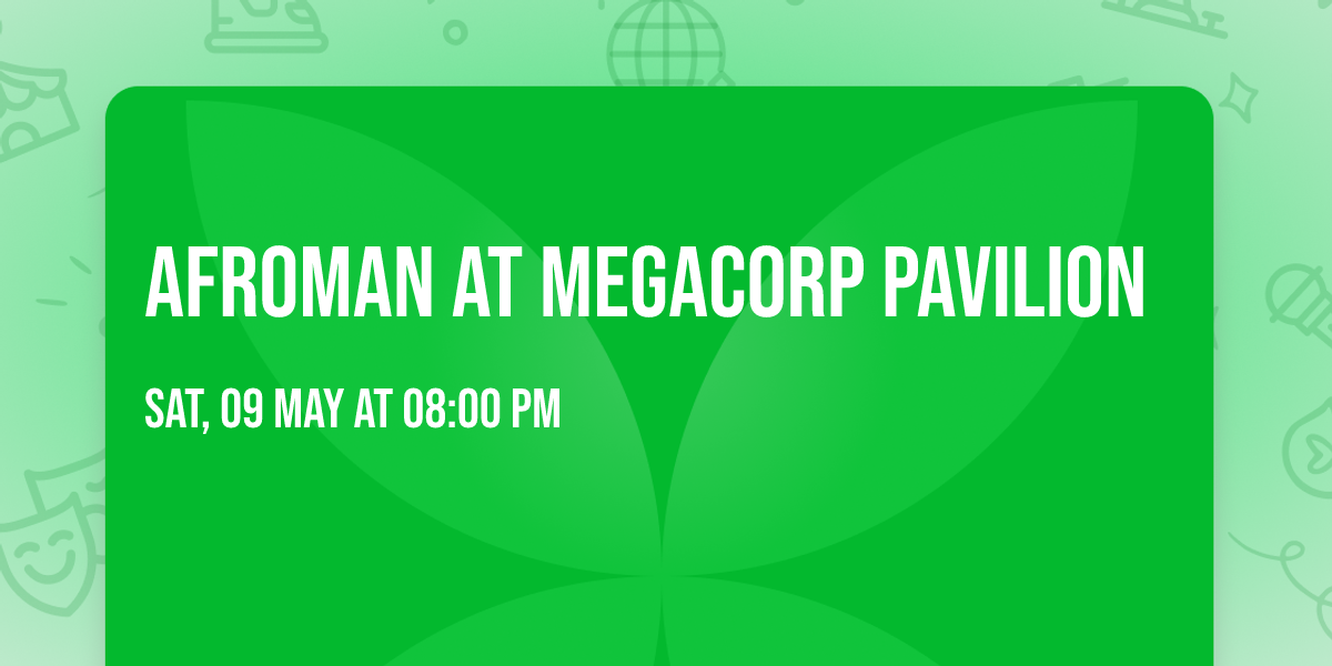 Afroman at MegaCorp Pavilion