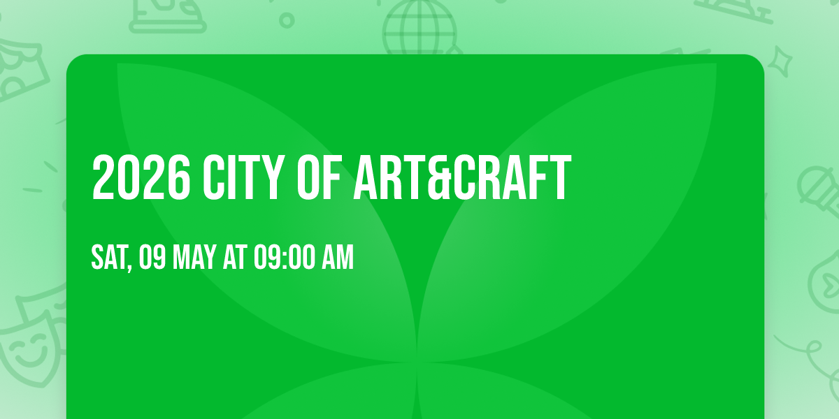 2026 City of Art&Craft