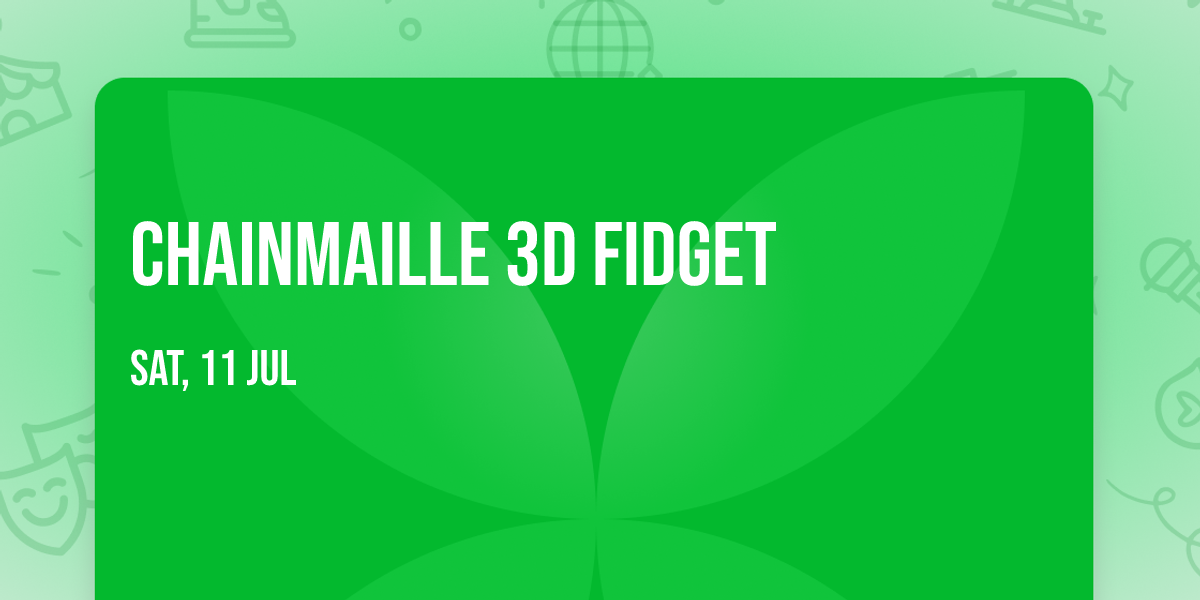 Chainmaille 3D Fidget