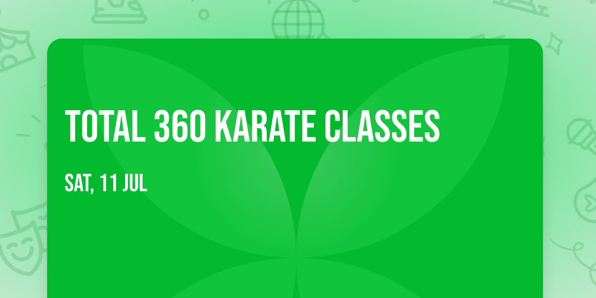 Total 360 Karate classes