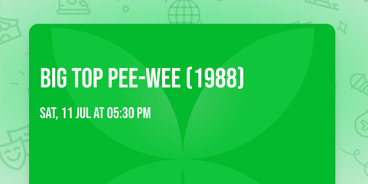 Big Top Pee-wee (1988)