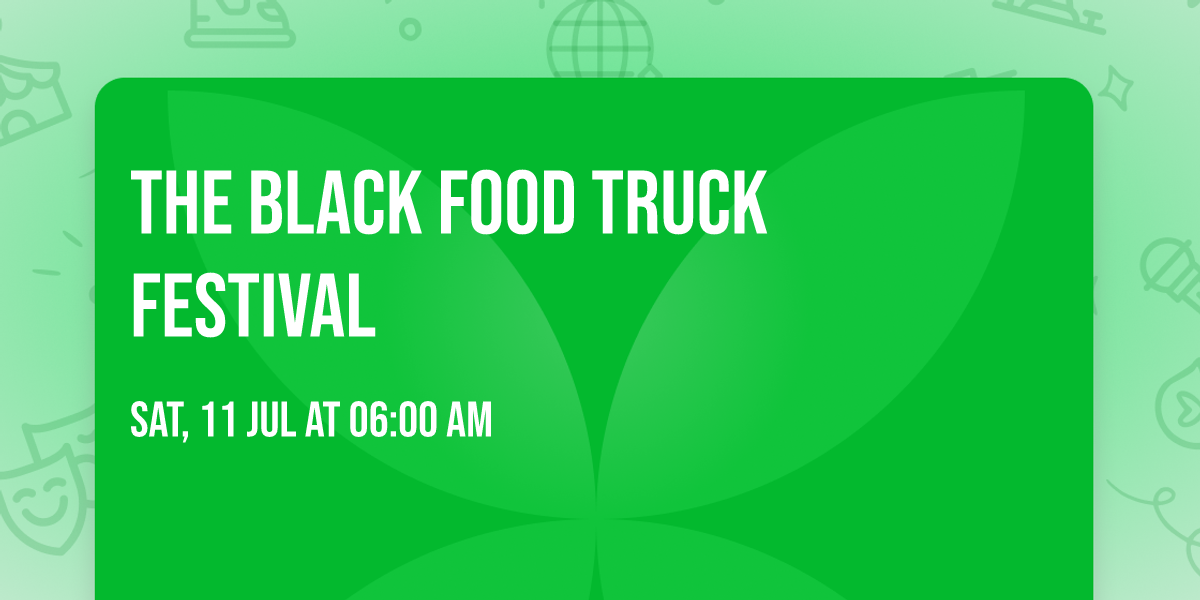 The Black Food Truck Festival