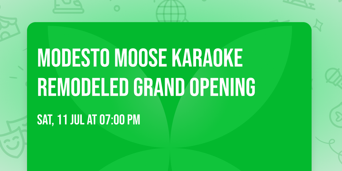 Modesto Moose Karaoke Remodeled Grand Opening 