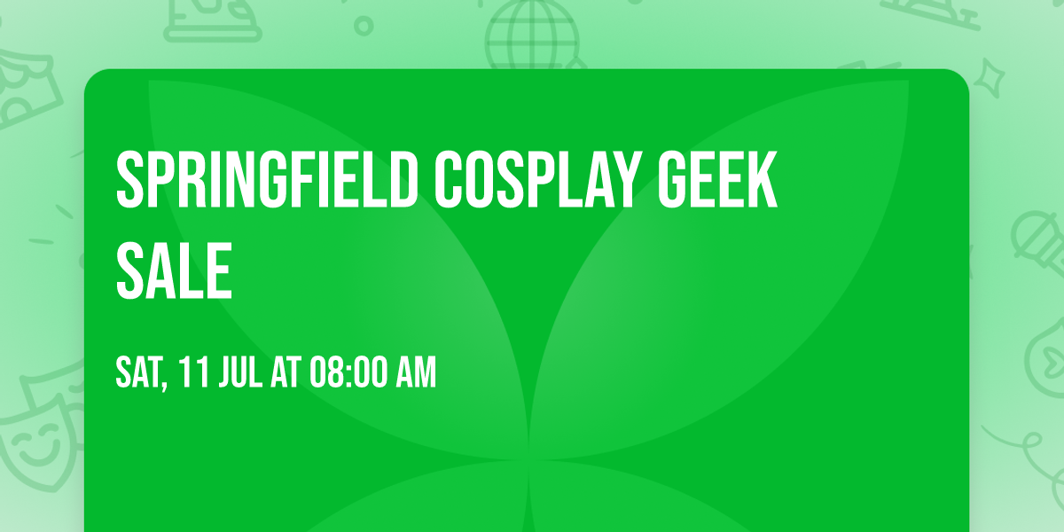 Springfield Cosplay GEEK SALE