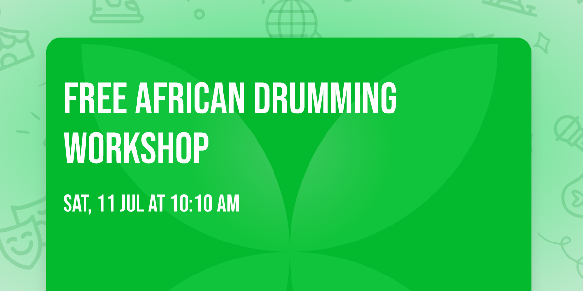 FREE African Drumming Workshop