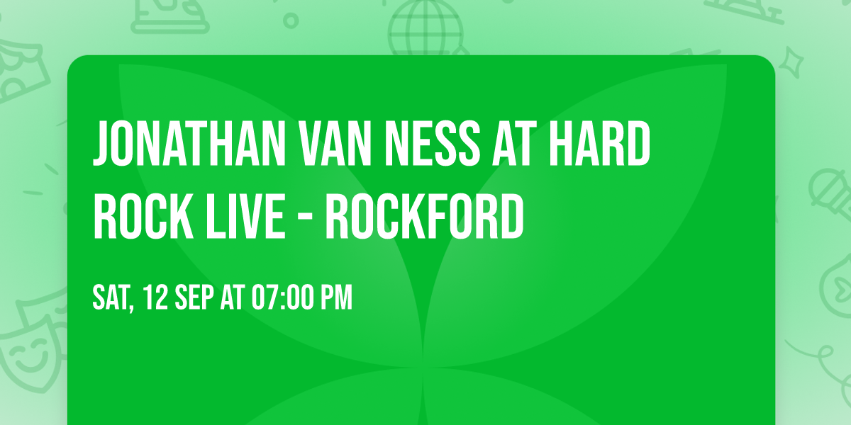 Jonathan Van Ness at Hard Rock Live - Rockford