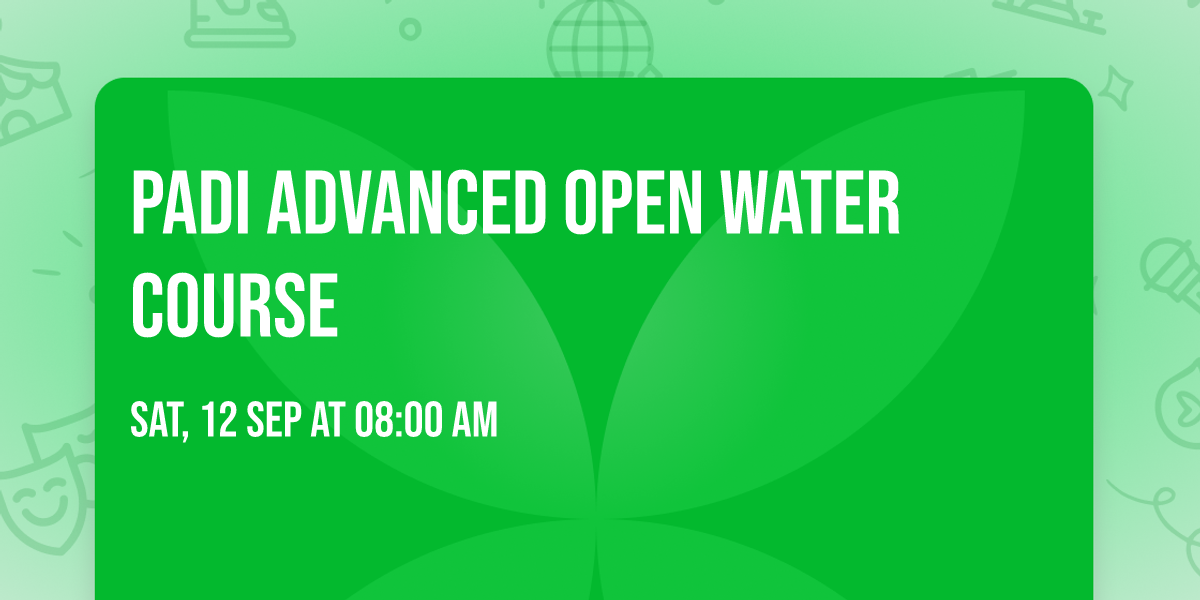 PADI Advanced Open Water Course