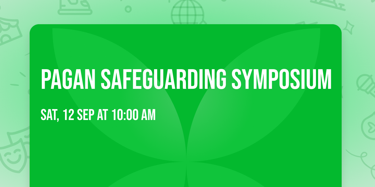 Pagan Safeguarding Symposium