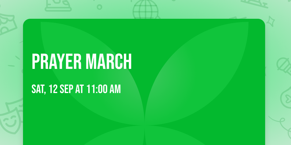PRAYER MARCH