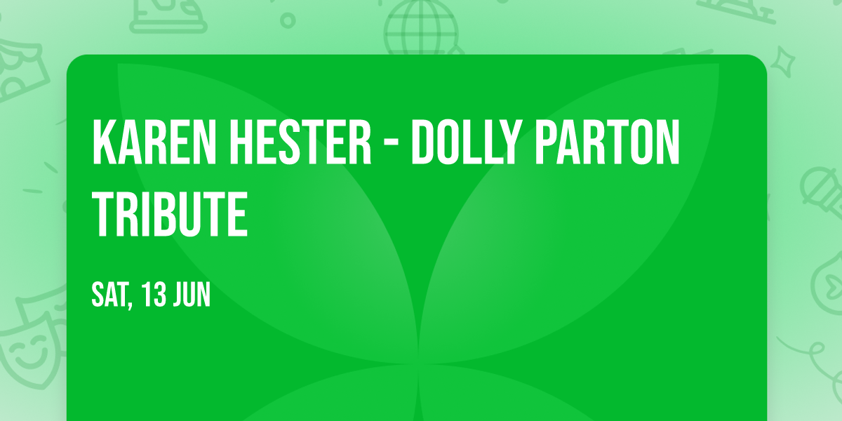 Karen Hester - Dolly Parton Tribute