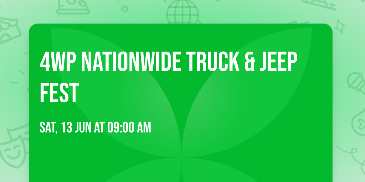  4WP NATIONWIDE TRUCK & JEEP FEST
