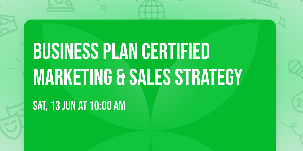 Business Plan Certified Marketing & Sales Strategy
