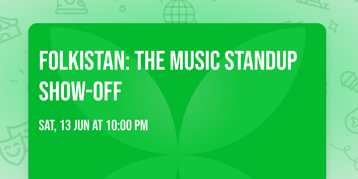 Folkistan: The Music StandUp Show-off
