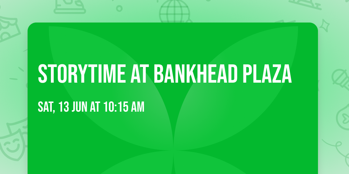 Storytime at Bankhead Plaza