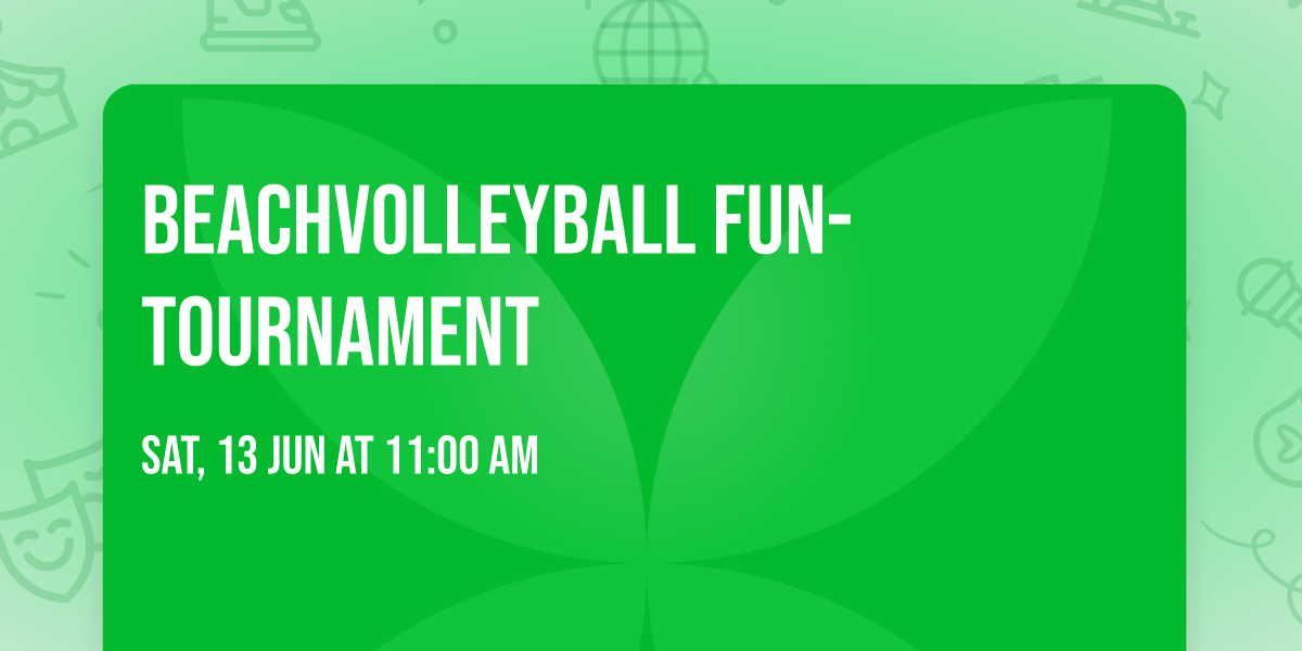 Beachvolleyball Fun-Tournament  