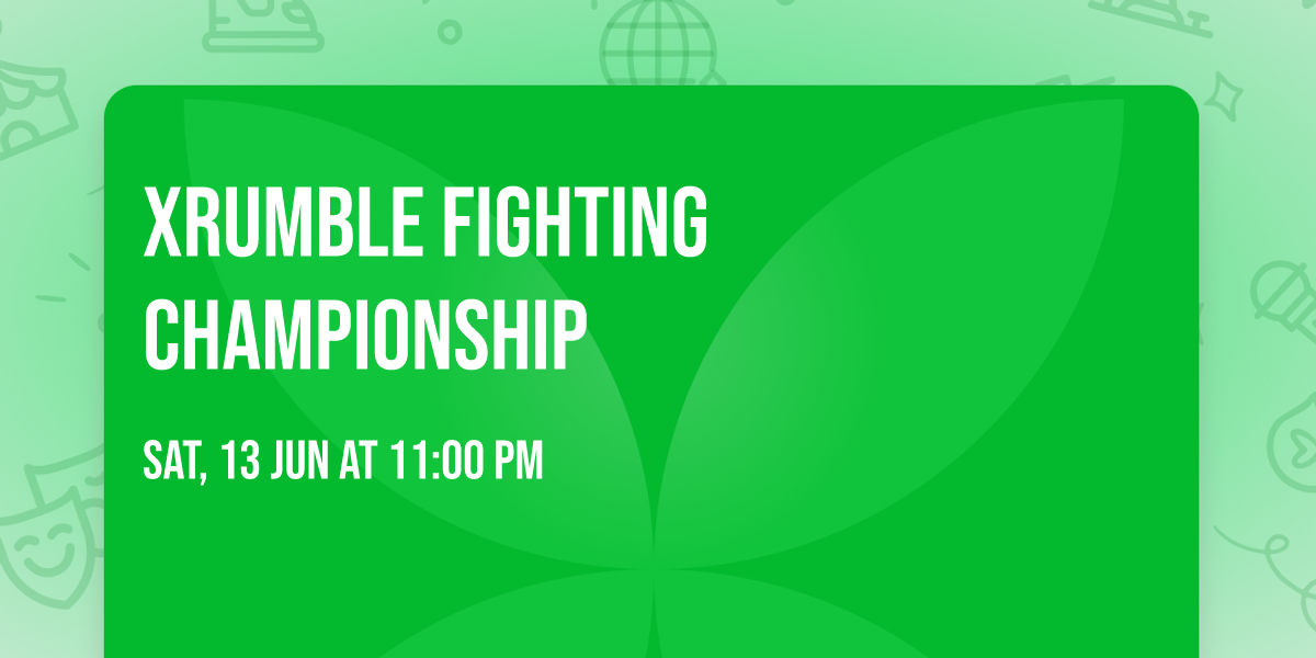 XRumble Fighting Championship