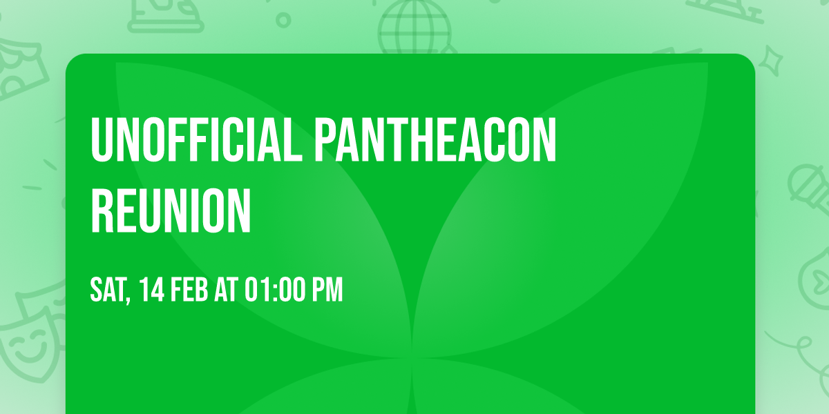 Unofficial Pantheacon Reunion 