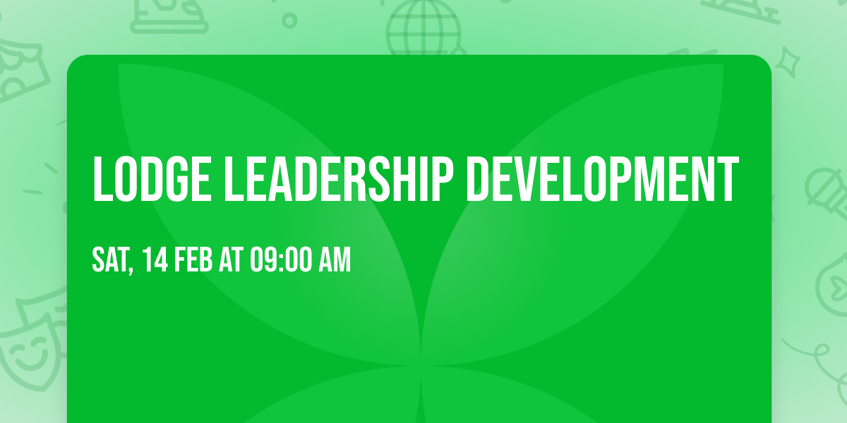 Lodge Leadership Development 