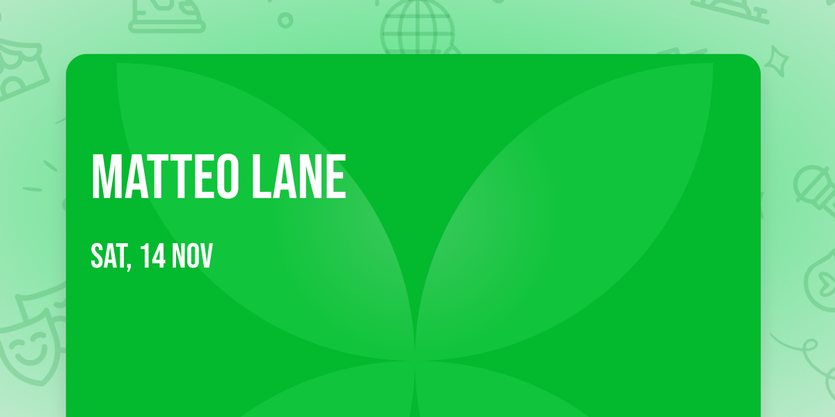 Matteo Lane