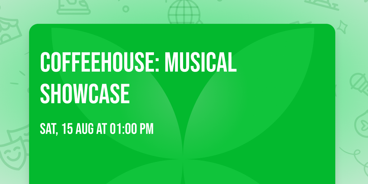 Coffeehouse: Musical Showcase