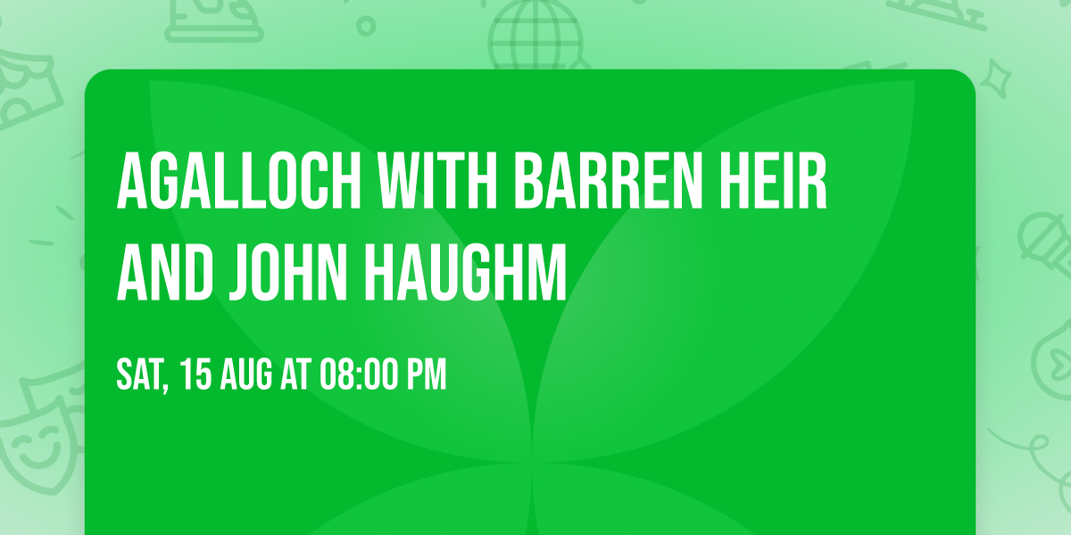 Agalloch with Barren Heir and John Haughm