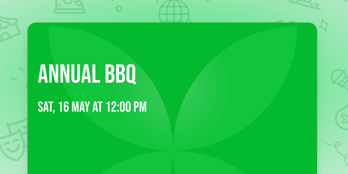 Annual BBQ