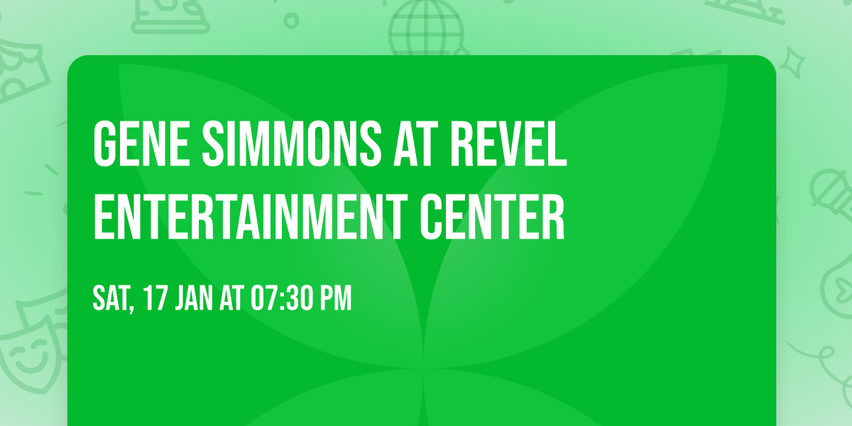 Gene Simmons at Revel Entertainment Center