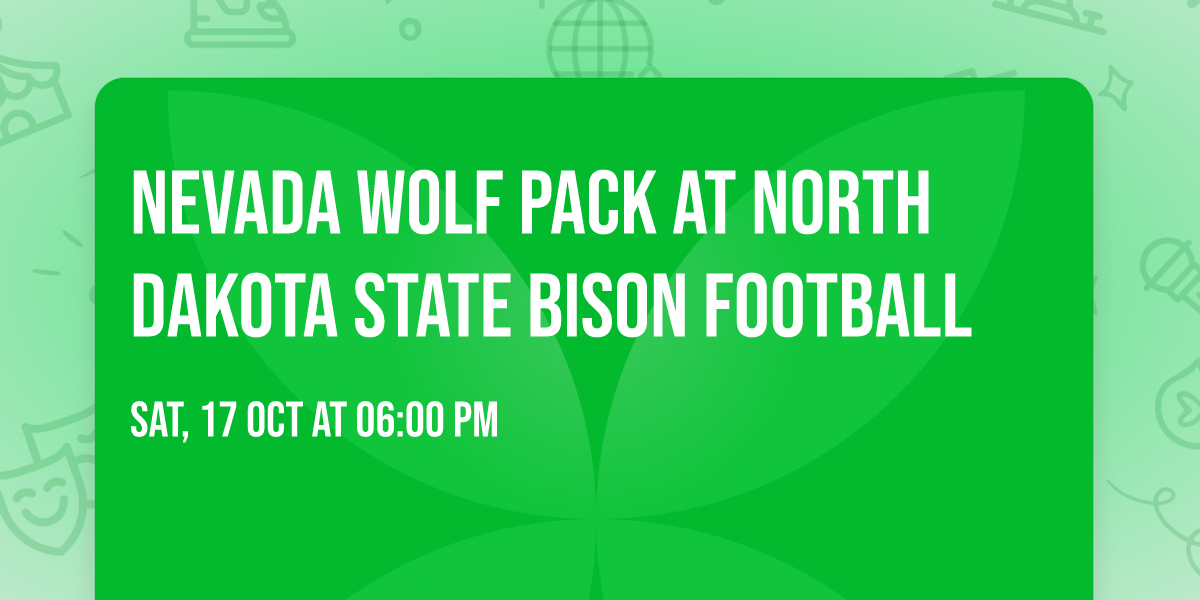 Nevada Wolf Pack at North Dakota State Bison Football